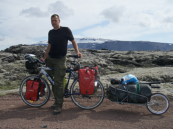 onderweg op de Arnarvatnshei&eth;i