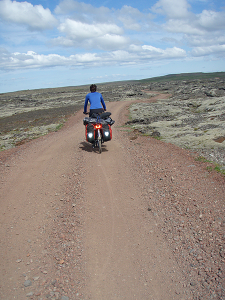 onderweg op de Arnarvatnshei&eth;i